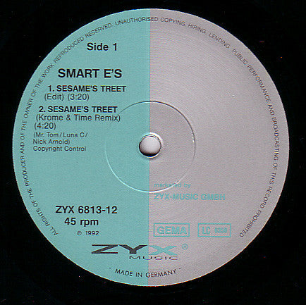 Smart E's : Sesame's Treet (12")
