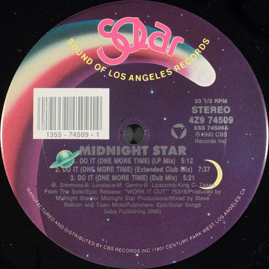 Midnight Star : Do It (One More Time) (12")