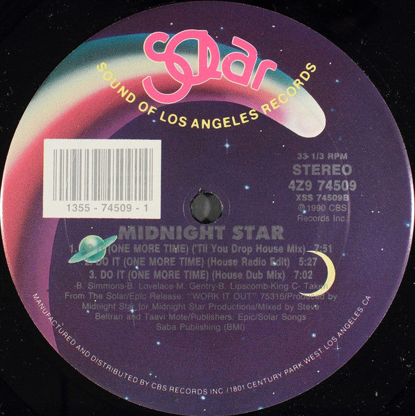 Midnight Star : Do It (One More Time) (12")