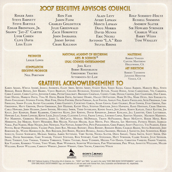 Various : 2007 Grammy Nominees (CD, Comp)
