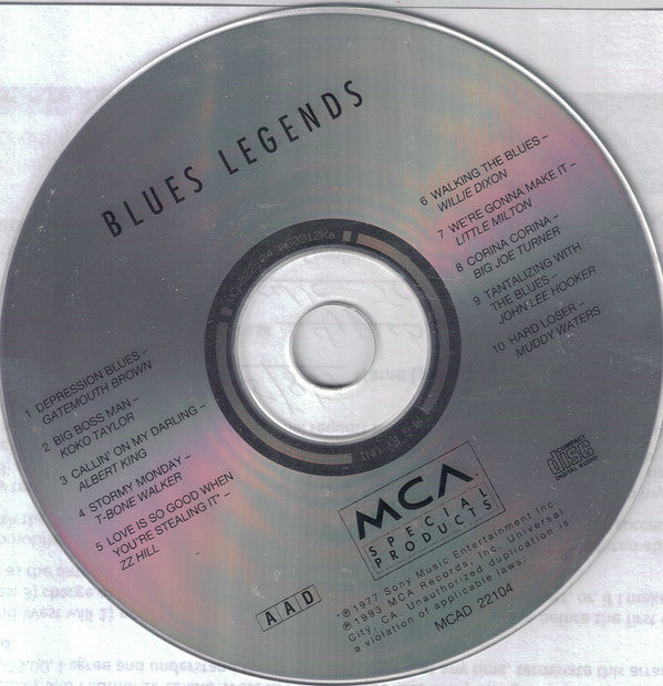 Various : Blues Legends (CD, Comp, RE)