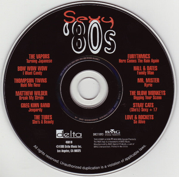 Various : The Sexy 80's (CD, Comp)