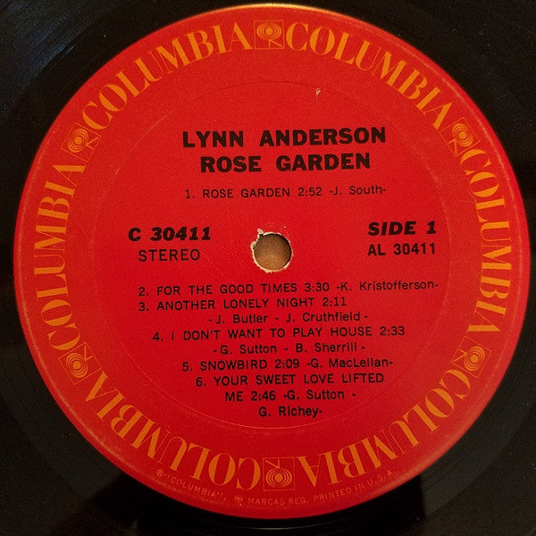 Lynn Anderson : Rose Garden (LP, Album, Ter)