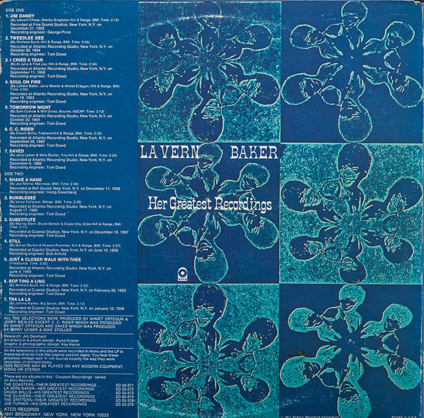 LaVern Baker : Her  Greatest Recordings (LP, Album, Comp, Mono, PR )
