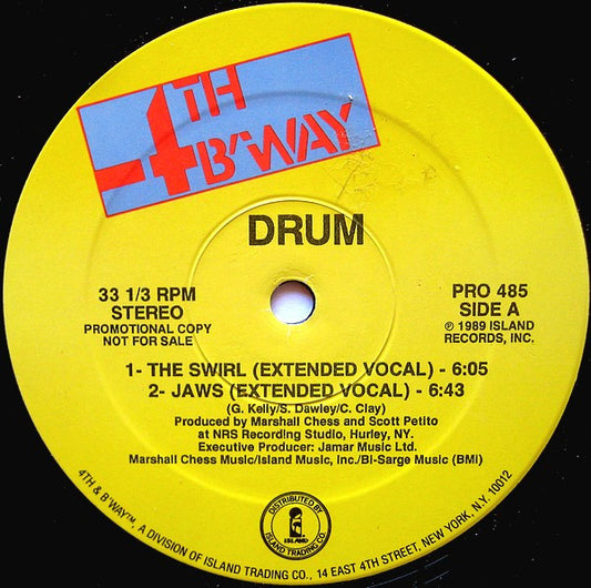 Drum (2) : The Swirl (12", Promo)