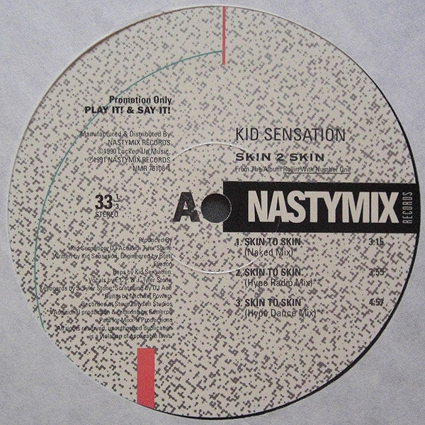 Kid Sensation : Skin 2 Skin (12", Promo)