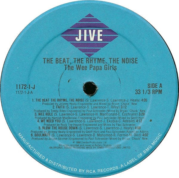 Wee Papa Girl Rappers : The Beat, The Rhyme, The Noise (LP, Album)