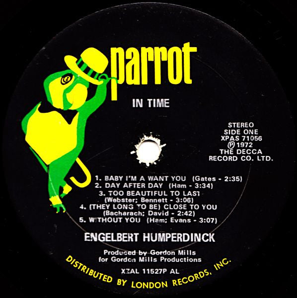 Engelbert Humperdinck : In Time (LP, Album)
