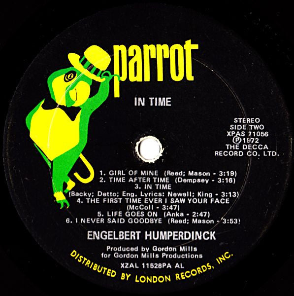 Engelbert Humperdinck : In Time (LP, Album)