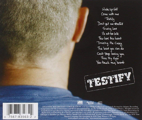 Phil Collins : Testify (CD, Album)