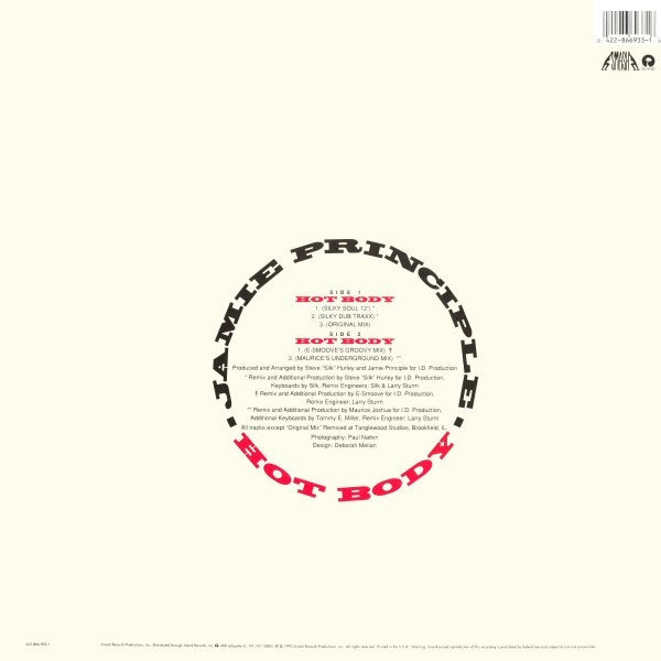 Jamie Principle : Hot Body (12", Promo)