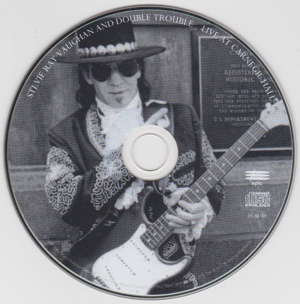 Stevie Ray Vaughan & Double Trouble : Live At Carnegie Hall (CD, Album, Club, RP, DAD)