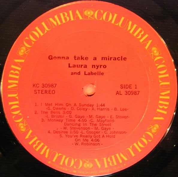Laura Nyro And Labelle : Gonna Take A Miracle (LP, Album)