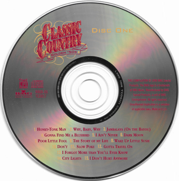 Various : Classic Country Golden '50s (2xCD, Comp)