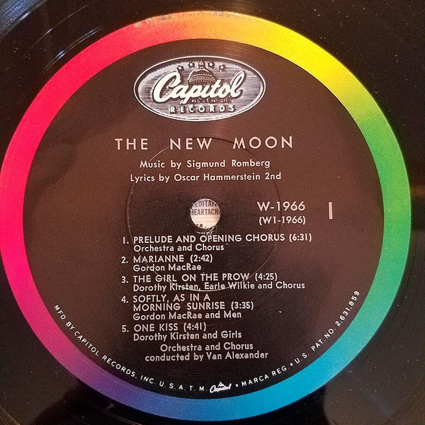 Gordon MacRae, Dorothy Kirsten, The Roger Wagner Chorale : The New Moon (LP, Album, Mono)