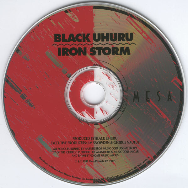 Black Uhuru : Iron Storm (CD, Album)