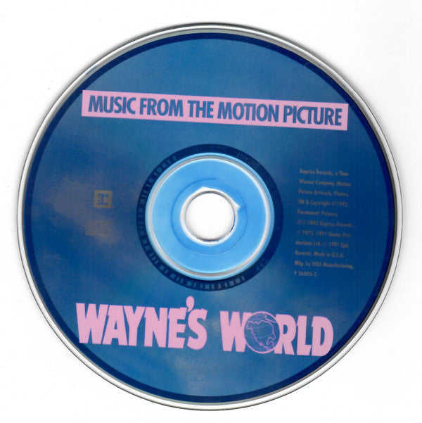 Various : Music From The Motion Picture Wayne's World (CD, Comp, ARC)