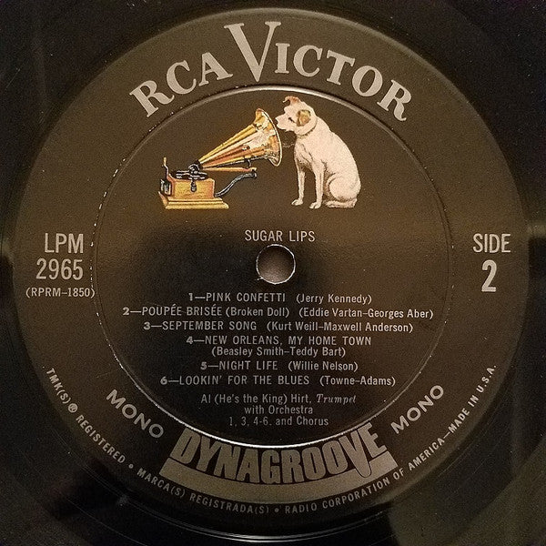 Al Hirt : Sugar Lips (LP, Album, Mono, Roc)