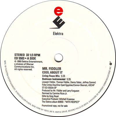 Mr. Fiddler : Cool About It (12", Promo)
