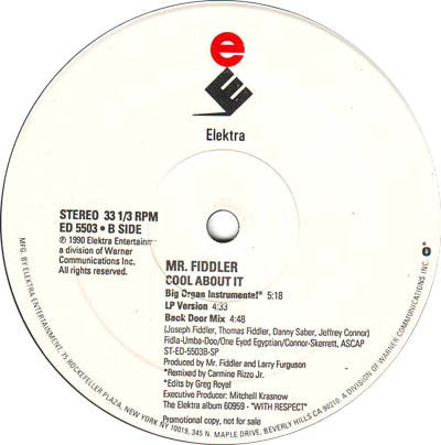 Mr. Fiddler : Cool About It (12", Promo)