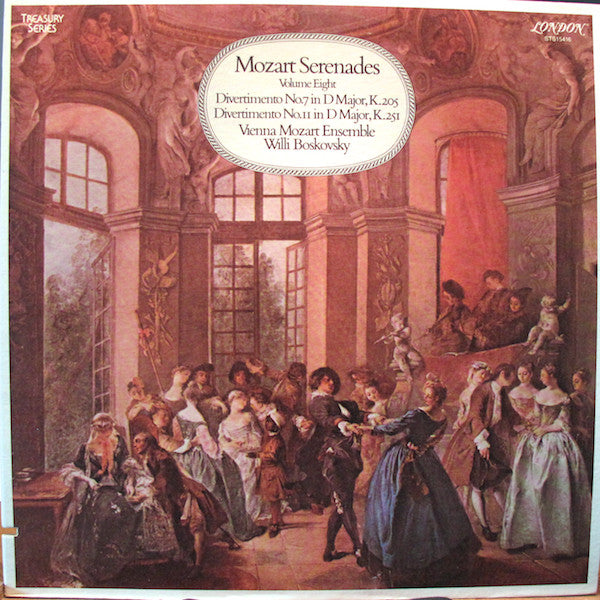 Wiener Mozart Ensemble, Wolfgang Amadeus Mozart, Willi Boskovsky : Serenades Volume 8 (LP)