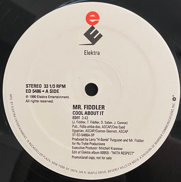 Mr. Fiddler : Cool About It (12", Promo)