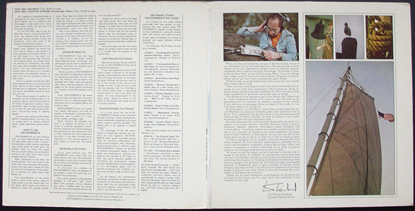 No Artist : Environments (Totally New Concepts In Sound - Disc 8) (LP, Quad, Gat)