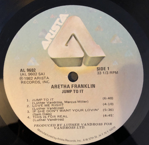 Buy Aretha Franklin : Jump To It (LP, Album) Online for a great