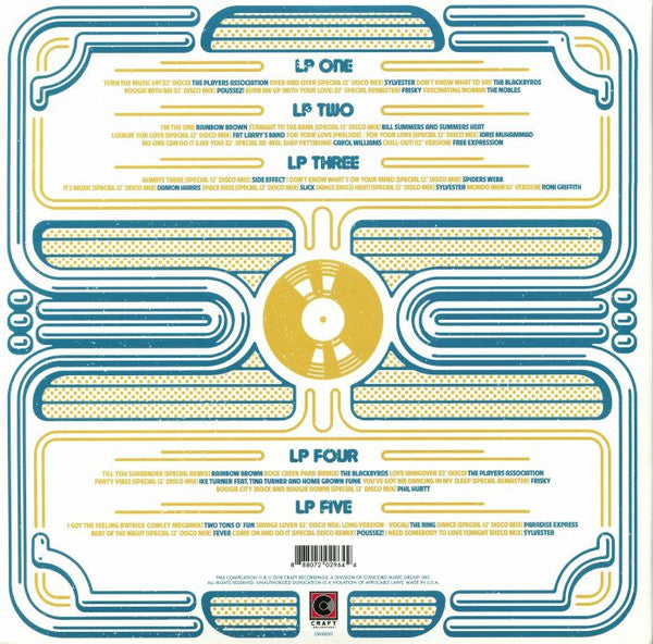 Various : For Discos Only (Indie Dance Music From Fantasy & Vanguard Records 1976–1981) (5xLP, Comp, RM + Box)