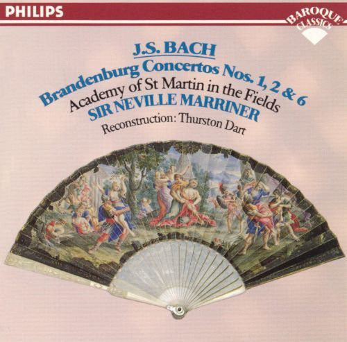Johann Sebastian Bach, The Academy Of St. Martin-in-the-Fields, Sir Neville Marriner, Thurston Dart : Brandenburg Concertos Nos. 1, 2 & 6 (CD)