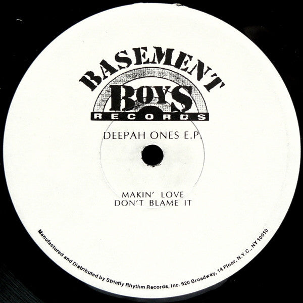 Deepah Ones : Deepah Ones E.P. (12", EP)