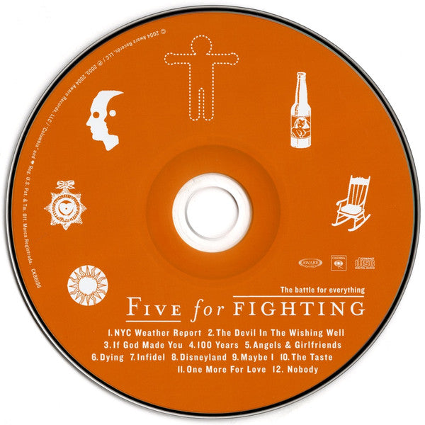 Five For Fighting : The Battle For Everything (CD, Album, Club)