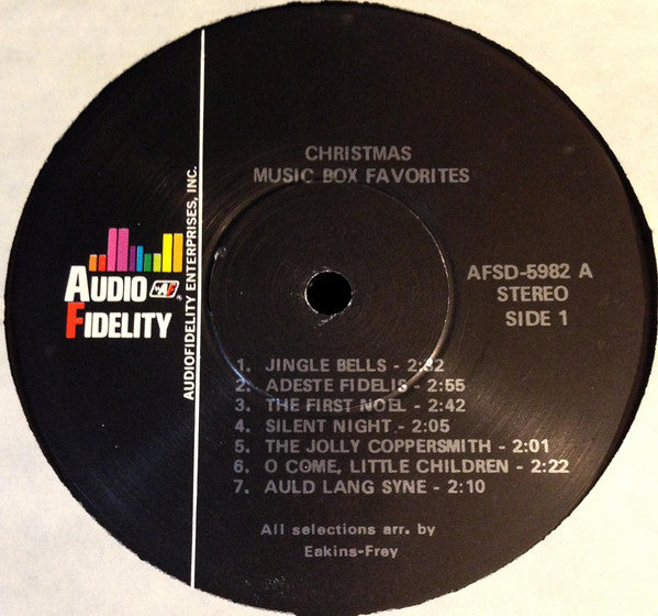 Various : Christmas Music Box Favorites (LP, RE, Scr)