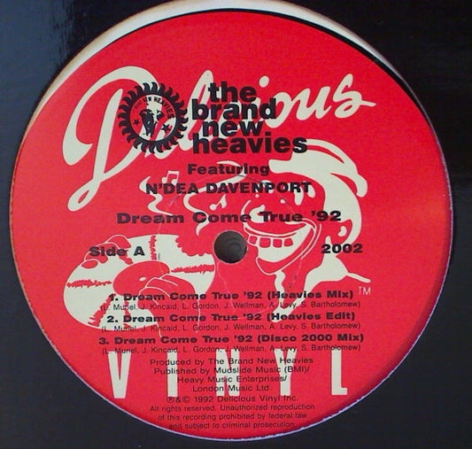 The Brand New Heavies : Dream Come True '92 (12", Promo)