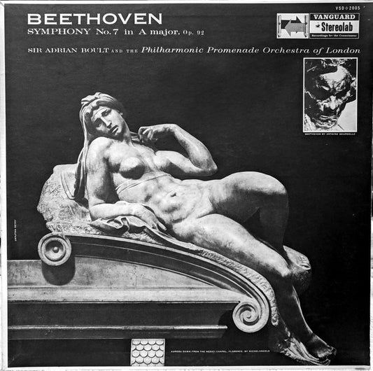 Ludwig van Beethoven - Sir Adrian Boult And The Philharmonic Promenade Orchestra : Symphony No. 7 In A Major, Op. 92 (LP, Album)