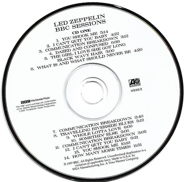 Led Zeppelin : BBC Sessions (2xCD, Album, RP)