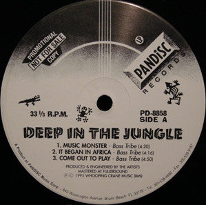 Various : Deep In The Jungle (12", Comp, Promo, Smplr)