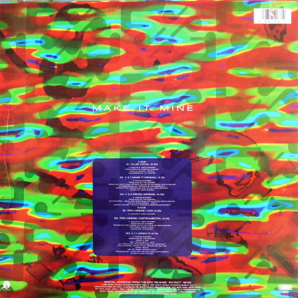 The Shamen : Make It Mine (12")