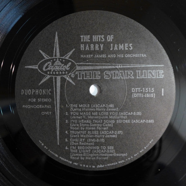 Harry James And His Orchestra : The Hits Of Harry James (LP, Comp, RE)