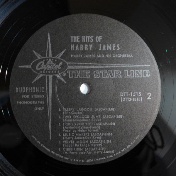 Harry James And His Orchestra : The Hits Of Harry James (LP, Comp, RE)