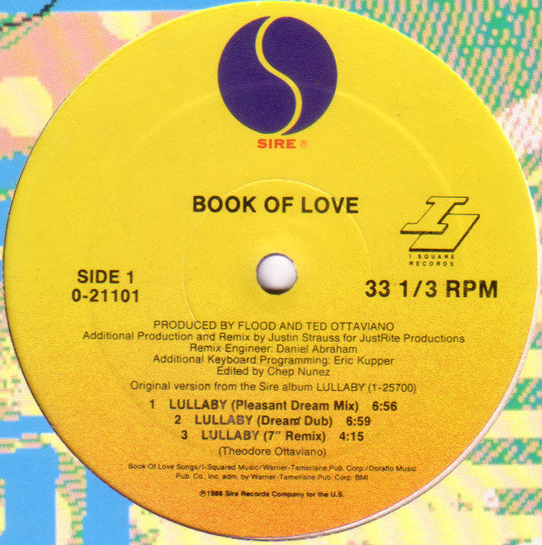 Book Of Love : Lullaby (12", Maxi, Com)