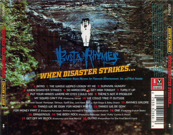 Busta Rhymes : When Disaster Strikes... (CD, Album, WEA)