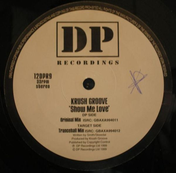 Krush Groove : Show Me Love (12")