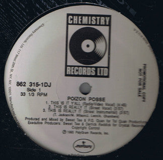 Poizon Posse : This Is It Y'all (12", Single, Promo)
