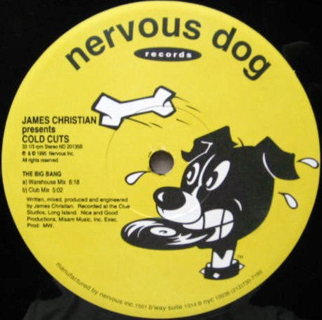 James Christian Presents Cold Cuts : Carry On / The Big Bang (12")