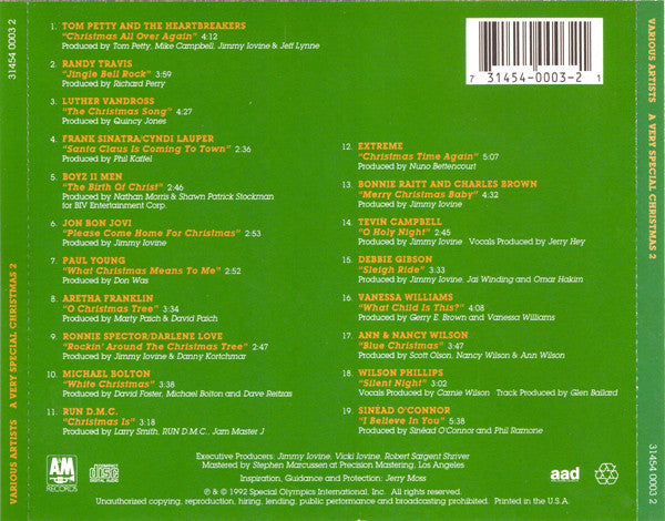 Various : A Very Special Christmas 2 (CD, Album, Comp)