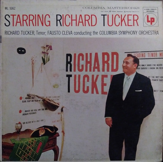 Richard Tucker (2) : Starring Richard Tucker (LP, Album)