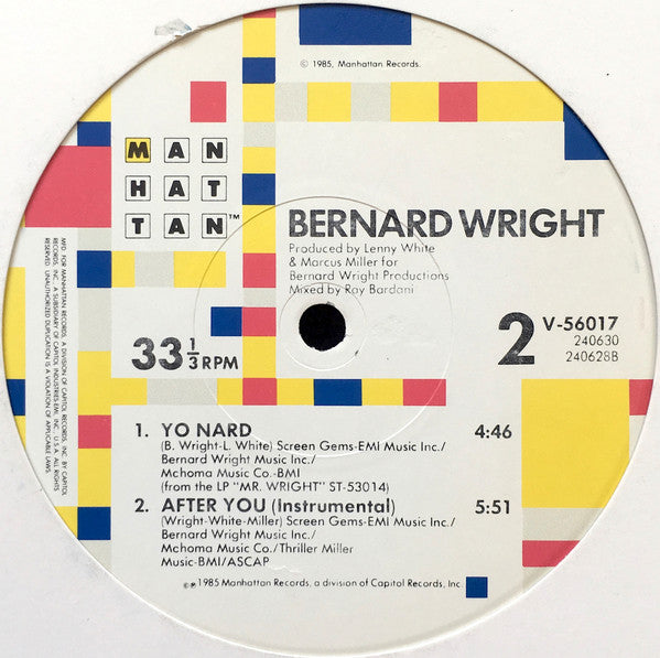 Bernard Wright : After You (12")