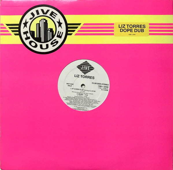 Liz Torres : If U Keep It Up (12", Promo)