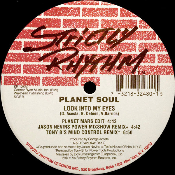 Planet Soul : Look Into My Eyes (12")
